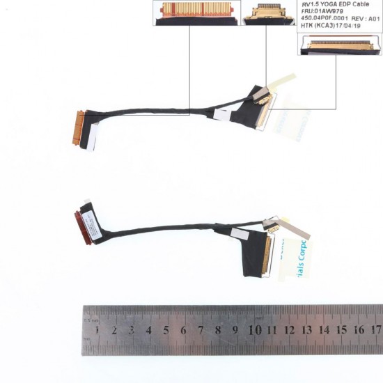 CABLE DE PANTALLA LENOVO THINKPAD YOGA X1 4º GENERACIÓN 2016 SERIES | 01AW979 450.04P0F.0001 LENOVO 10096