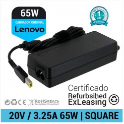 CARGADOR LENOVO ORIGINAL 65W 20V / 3.25A SQUARE