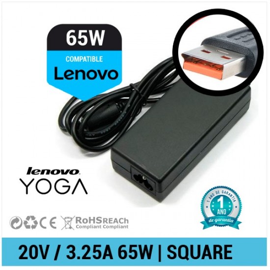 CARGADOR LENOVO COMPATIBLE YOGA 3 14 SERIES LENOVO 08215