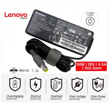 CARGADOR LENOVO ORIGINAL | 20V / 4.5A | 7.9 x 5.5mm | 90W