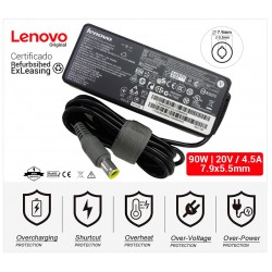 CARGADOR LENOVO ORIGINAL | 20V / 4.5A | 7.9 x 5.5mm | 90W ( REFURBISHED )