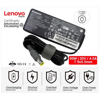 CARGADOR LENOVO ORIGINAL | 20V / 4.5A | 7.9 x 5.5mm | 90W ( REFURBISHED )