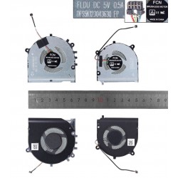 PAR DE VENTILADORES CPU + GPU LENOVO THINKBOOK 14S-IWL K4-IWL S540-14SERIES | DFS5K12304363Q DFS150305180T