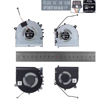 PAR DE VENTILADORES CPU + GPU LENOVO THINKBOOK 14S-IWL K4-IWL S540-14SERIES | DFS5K12304363Q DFS150305180T