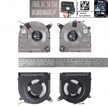 PAR DE VENTILADORES CPU + GPU LENOVO LEGION R9000X Y9000X 2021