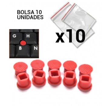 BOLSA 10 UNIDADES DE RECÁMBIO POINT STICK PARA PORTÁTILES LENOVO | COLOR ROJO
