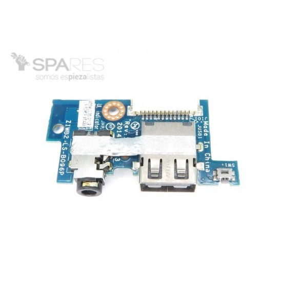 PLACA PUERTOS USB Y AUDIO LENOVO B50-30 B50-45 B50-70 SERIES | LS-B096P LENOVO 08030