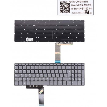 TECLADO ESPAÑOL LENOVO IDEAPAD 320-15IKB 320-15ISK SERIES | GRIS SIN MARCO SN20M63166