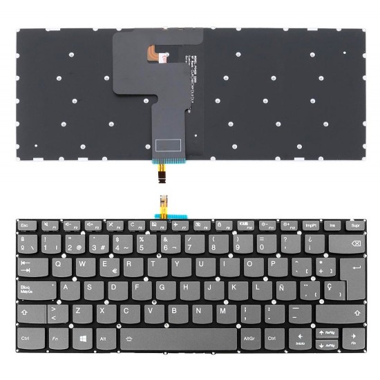 TECLADO ESPAÑOL LENOVO V330-14ARR V330-14IKB V330-14ISK SERIES | RETROILUMINADO SIN MARCO LENOVO 08351