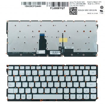 TECLADO ESPAÑOL LENOVO IDEAPAD AIR 12 YOGA 900-12ISK SERIES SIN MARCO | SP V154120AK1-SP SN20K13934 PK121041B12