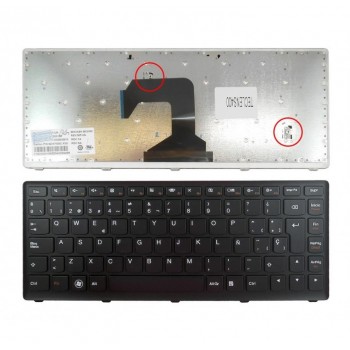 TECLADO ESPAÑOL LENOVO IDEAPAD S400 NEGRO | MARCO NEGRO