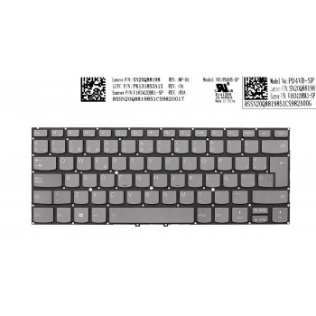 TECLADO ESPAÑOL LENOVO YOGA 930-13IKB C930-13IKB SERIES GRIS RETROILUMINADO | SP PD4VB SN20Q88198 PK1318S3A13 V163420BK1