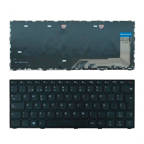 TECLADO ESPAÑOL LENOVO IDEAPAD 110-14ISK SERIES | CON MARCO NEGRO LENOVO 08124