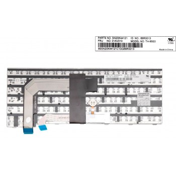 TECLADO ESPAÑOL LENOVO THINKPAD T460S SERIES RETROILUMINADO Y CON POINT STICK MARCO GIRS | 01EN820 01EN779 SN20L85167 9Z.NCJSQ.A0Q NSK-ZAASQ AEPS940010 01AV010