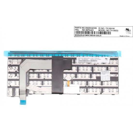 TECLADO ESPAÑOL LENOVO THINKPAD T460S SERIES RETROILUMINADO Y CON POINT STICK MARCO NEGRO | 01EN820 01EN779 SN20L85167 9Z.NCJSQ.A0Q NSK-ZAASQ AEPS940010 00PA423 LENOVO 12464
