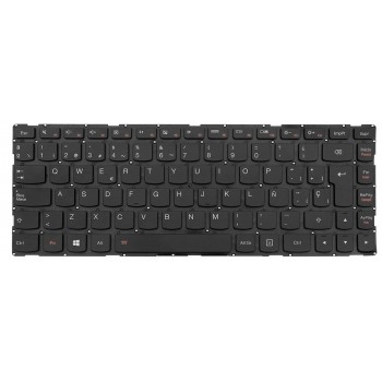 TECLADO PORTATIL ESPAÑOL LENOVO YOGA 500-14 SERIES GRIS SIN MARCO RETROILUMINADO | 5CB0J34020 460.03R05.0005