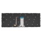 TECLADO PORTATIL ESPAÑOL LENOVO YOGA 500-14 SERIES GRIS SIN MARCO RETROILUMINADO | 5CB0J34020 460.03R05.0005 LENOVO 12460