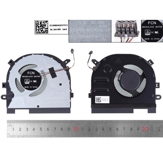 VENTILADOR CPU PORTATIL LENOVO IDEAPAD 340-15API C340-15IWL S340-15IIL 15IWL SERIES - DC28000MZF0 DFS2001059P0T