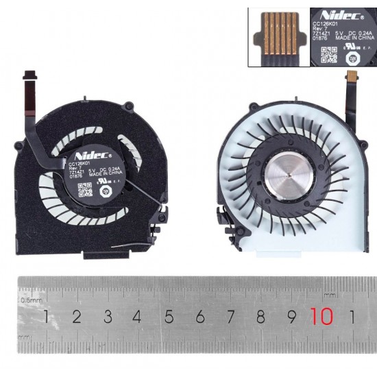 VENTILADOR CPU LENOVO THINKPAD X1 CARBON 2014 2015 SERIES | 00HN743 04X3829 LENOVO 34089