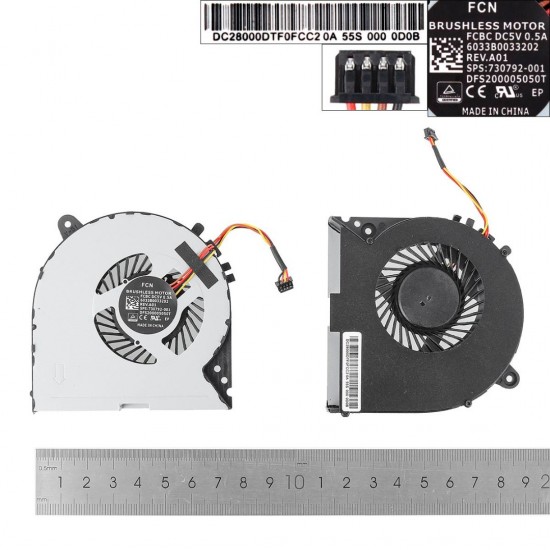 VENTILADOR CPU LENOVO IDEAPAD Y700-14ISK Y700-15ISK Y700-15ACZ SERIES | DFS551205WQ0T FGF2 LENOVO 06369