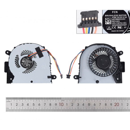 VENTILADOR CPU LENOVO V4000 Y50C Z41-70 Z51-70 SERIES | EG50060S1-C190-S9B DFS561405PL0T FGJA LENOVO 13010