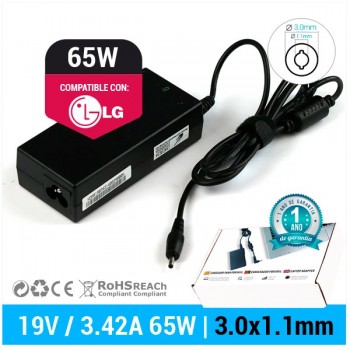 CARGADOR LG COMPATIBLE GRAM 13Z98014Z980 15Z980 13Z950 13Z970 13Z940 13Z975 14Z950 14Z970 15Z960 15Z970 15Z975 SERIES