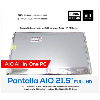 PANTALLA 21.5" DELL OPTIPLEX 3240 AIO SERIES | 0P72WF P72WF N19VV 0N19VV