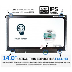 PANTALLA 14.0" LENOVO THINKPAD T460S SERIES | 00NY442 00HN898 00NY442 00NY409