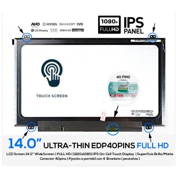 PANTALLA 14.0" LENOVO THINKPAD T460S SERIES | 00NY442 00HN898 00NY442 00NY409