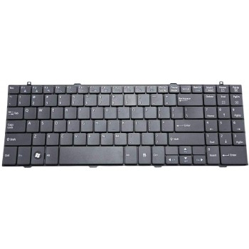 TECLADO INGLÉS LG R580 R560 R590 SERIES NEGRO ( SE ENTREGA JUEGO DE ETIQUETAS EN ESPAÑOL )