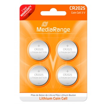 CR2025 3V PILAS BOTÓN MEDIARANGE | PACK DE 4 UNIDADES