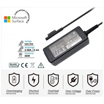 CARGADOR COMPATIBLE MICROSOFT SURFACE PRO 3 SURFACE PRO 4 SERIES | LAG-00002