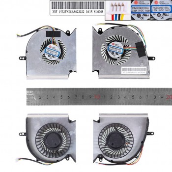 PAR DE VENTILADORES CPU+GPU MSI GE75 GP75 GL75 WE75 VR MS-17E2/E4/E5/E7 SERIES | XRF 1532FX086A022022 0415 SL0008