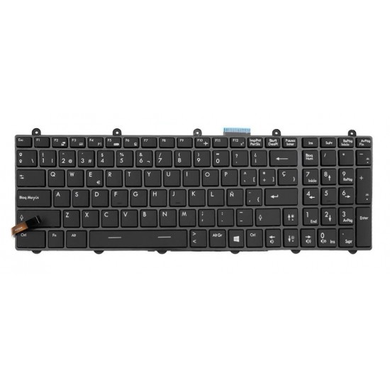 TECLADO ESPAÑOL MSI GT60 GT70 GT80 GX60 GX70 GP60 SERIES RETROILUMINADO