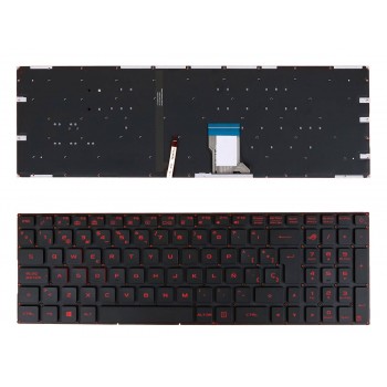 TECLADO ESPAÑOL ASUS GL502VM GL502VS GL502VT GL502VY GL702VS GL702V SERIES RETROILUMINADO ROJO