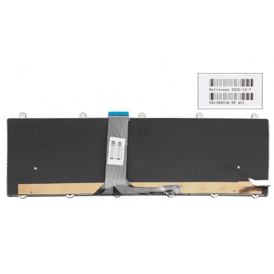TECLADO ESPAÑOL MSI GT60 GT70 GT780 GT783 GX780 SERIES RETROILUMINADO | SP SX139922A-SP SX2400 V139922AK MSI 12444