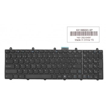 TECLADO ESPAÑOL MSI GT60 GT70 GT780 GT783 GX780 SERIES | SP SWN259A1 V139922AK BY-8400 A01 20110430