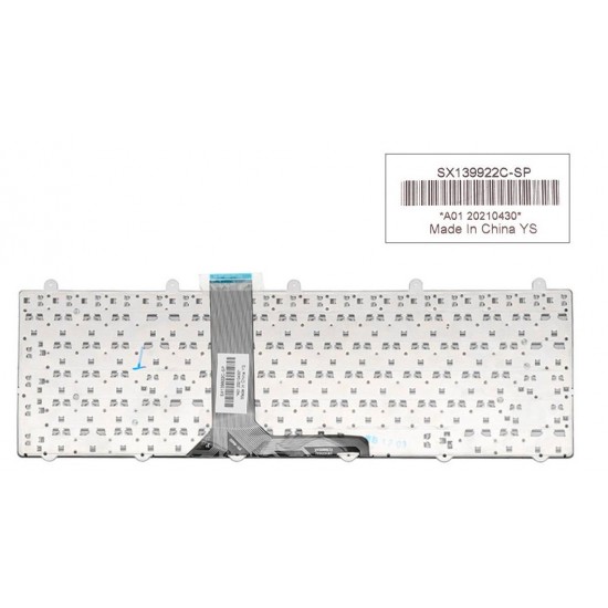 TECLADO ESPAÑOL MSI GT60 GT70 GT780 GT783 GX780 SERIES | SP SWN259A1 V139922AK BY-8400 A01 20110430 MSI 12446