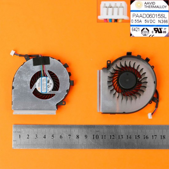VENTILADOR CPU MSI GV62 GE72VR GP72VR 6RF MS-179B GE62VR GP62MVR MS-16J9 16JB SERIES | PAAD06015SL-N366 MSI 09164