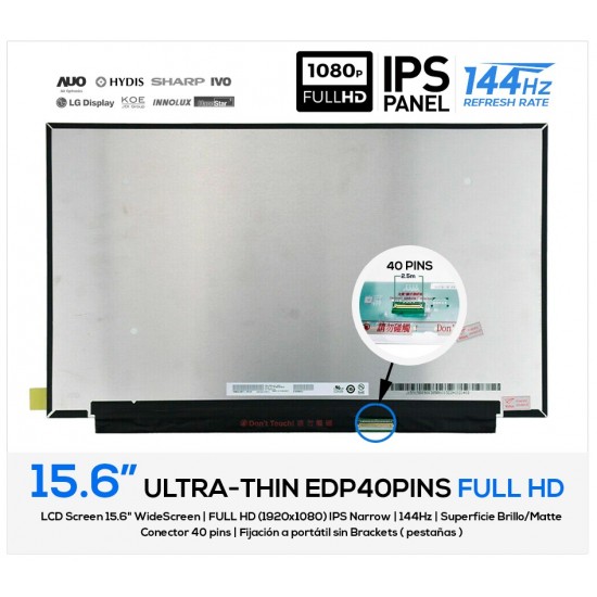 PANTALLA 15.6" FHD 144HZ DELL 0YMHWH NN19Y 0NN19Y