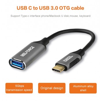 ADAPTADOR MSLFORCE OTG USB C A USB 3.0 HEMBRA