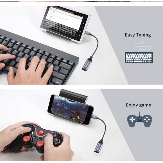ADAPTADOR MSLFORCE OTG USB C A USB 3.0 HEMBRA MSLFORCE 09802