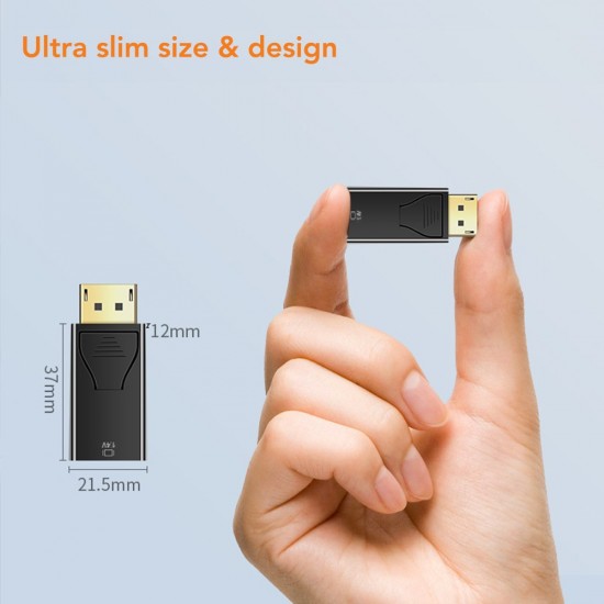 ADAPTADOR MSLFORCE DISPLAYPORT MACHO A MINI DISPLAYPORT HEMBRA MSLFORCE 09842