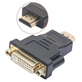 ADAPTADOR DVI ( 24+5 ) MACHO A HDMI MACHO