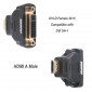 ADAPTADOR DVI ( 24+5 ) HEMBRA A HDMI MACHO MSLFORCE 09814