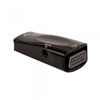 ADAPTADOR HDMI HEMBRA A VGA HEMBRA 1080P CON AUDIO