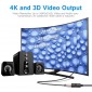 ADAPTADOR MSLFORCE MINI DP A HDMI ACTIVO 4K @ 60Hz MSLFORCE 09826