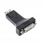 ADAPTADOR MSLFORCE DISPLAYPORT MACHO A DVI-D HEMBRA MSLFORCE 09838
