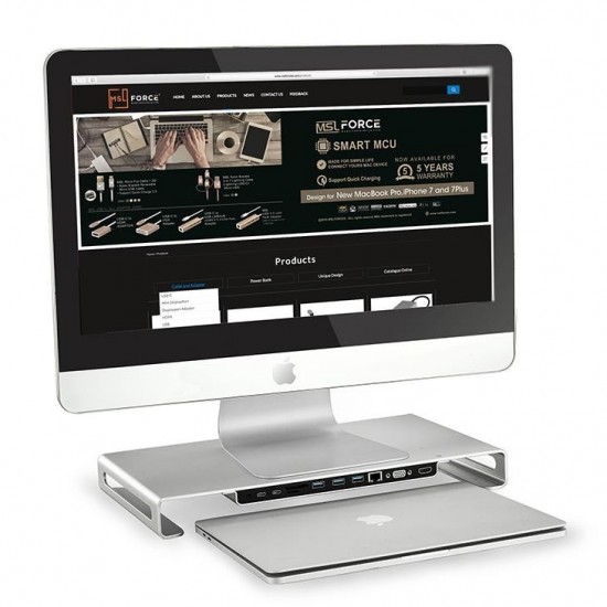 DOCKING STATION CON SOPORTE DE MONITOR MSLFORCE UC-3208 MSLFORCE 09960