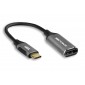ADAPTADOR MSLFORCE USB C A DP DISPLAYPORT HEMBRA 4K @ 60Hz MSLFORCE 09796